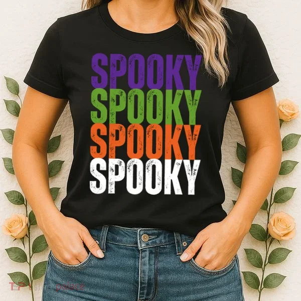 Spooky Spooky Funny Cute Halloween Women's T-Shirt