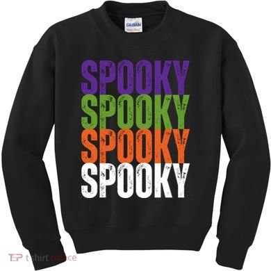 Spooky Spooky Funny Cute Halloween Kids Sweatshirt