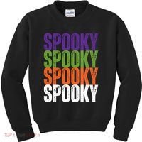 Spooky Spooky Funny Cute Halloween Kids Sweatshirt thumb 0