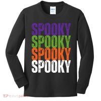 Spooky Spooky Funny Cute Halloween Kids Long Sleeve Shirt thumb 0