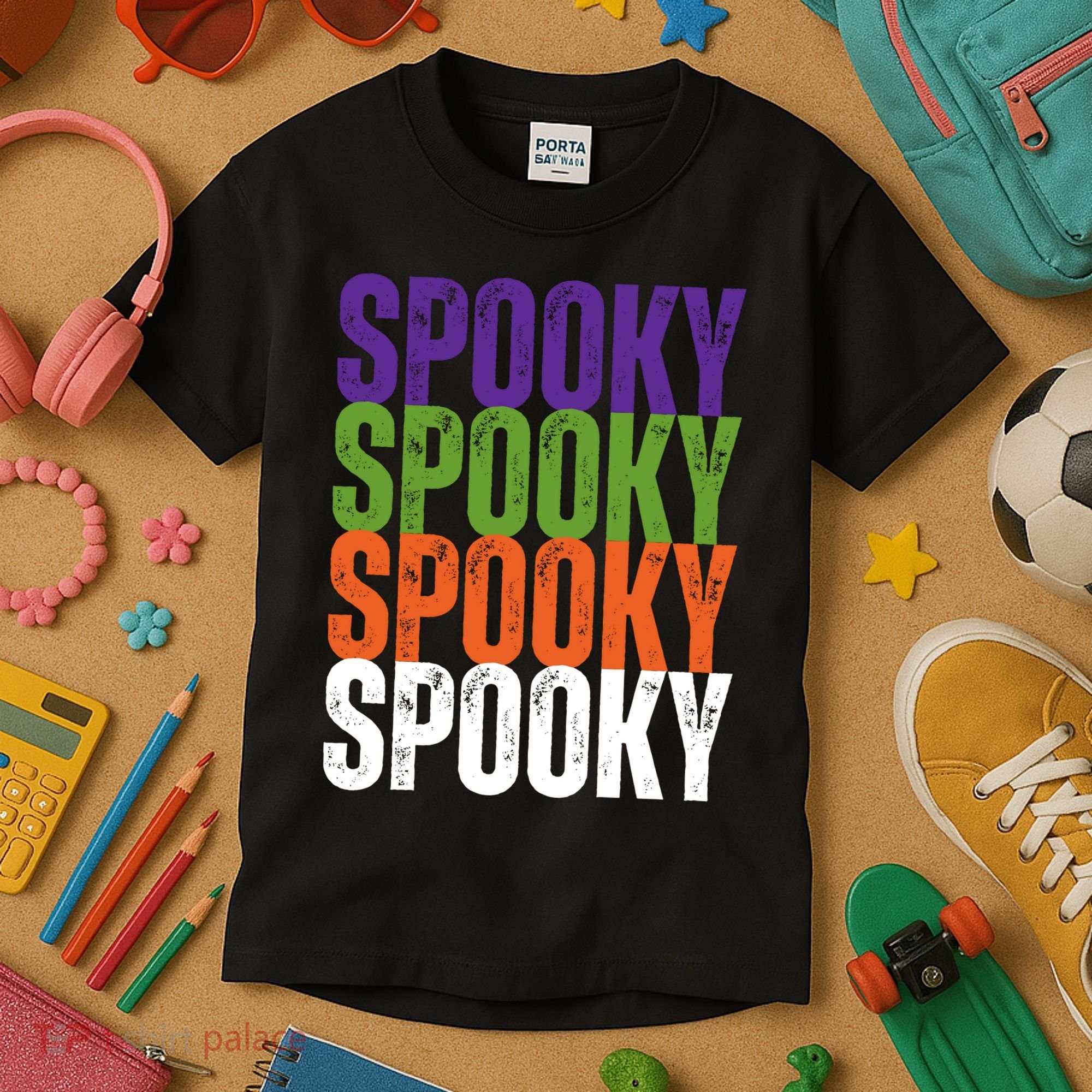 Spooky Spooky Funny Cute Halloween Kids T-Shirt