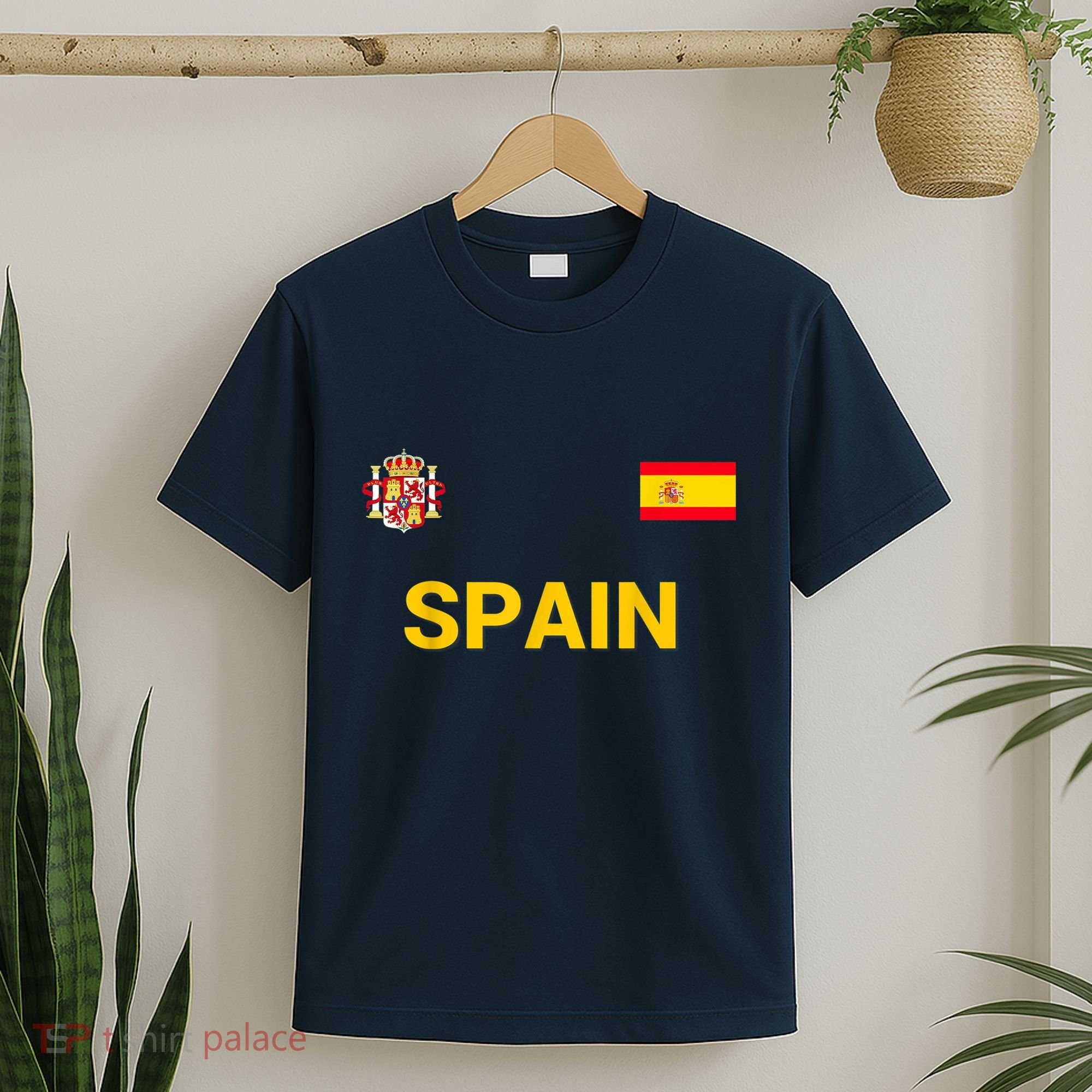 Spain Shirt-Espana Flag Jersey Soccer -Football T-Shirt