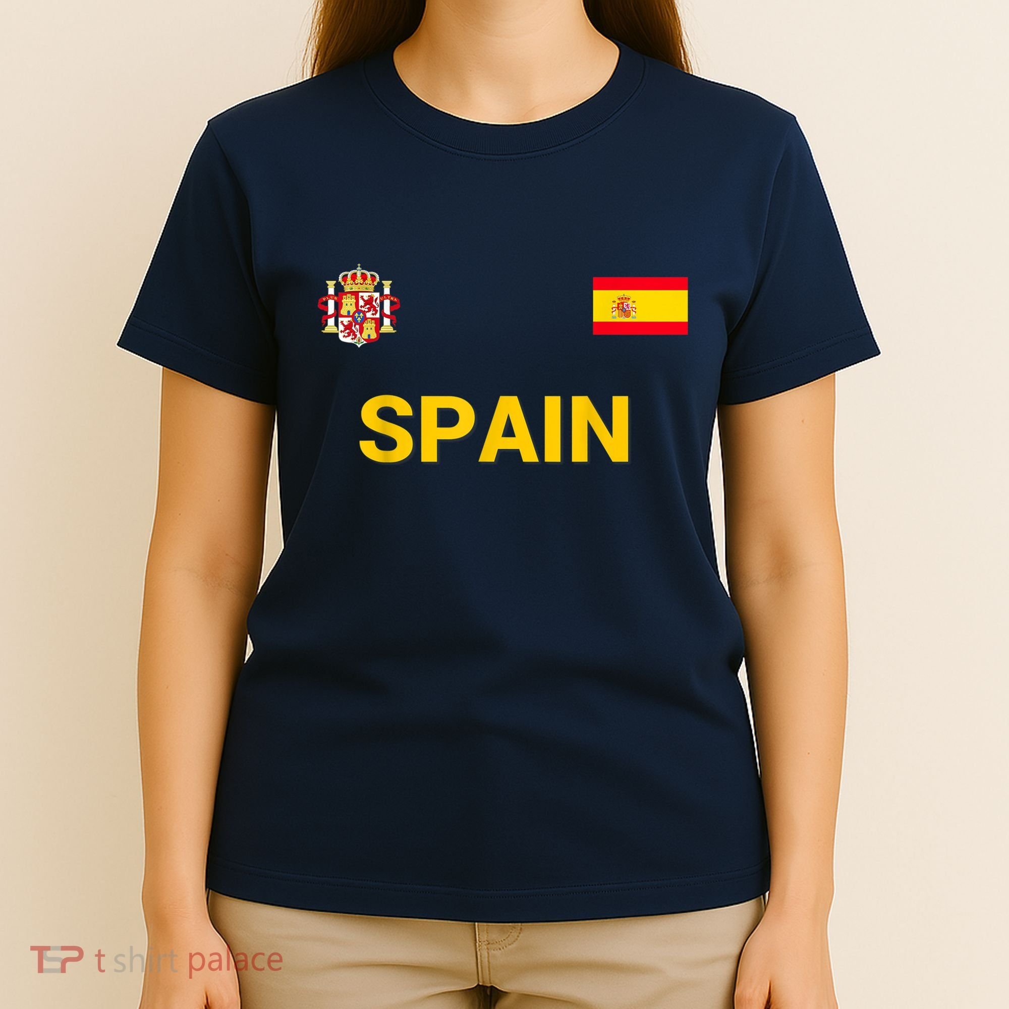 Spain Shirt-Espana Flag Jersey Soccer -Football T-Shirt