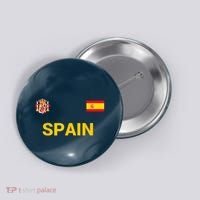 Spain Shirt-Espana Flag Jersey Soccer -Football Button thumb 0