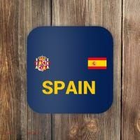 Spain Shirt-Espana Flag Jersey Soccer -Football Coaster thumb 0