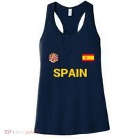 Spain Shirt-Espana Flag Jersey Soccer -Football Women's Tank Top thumb 0