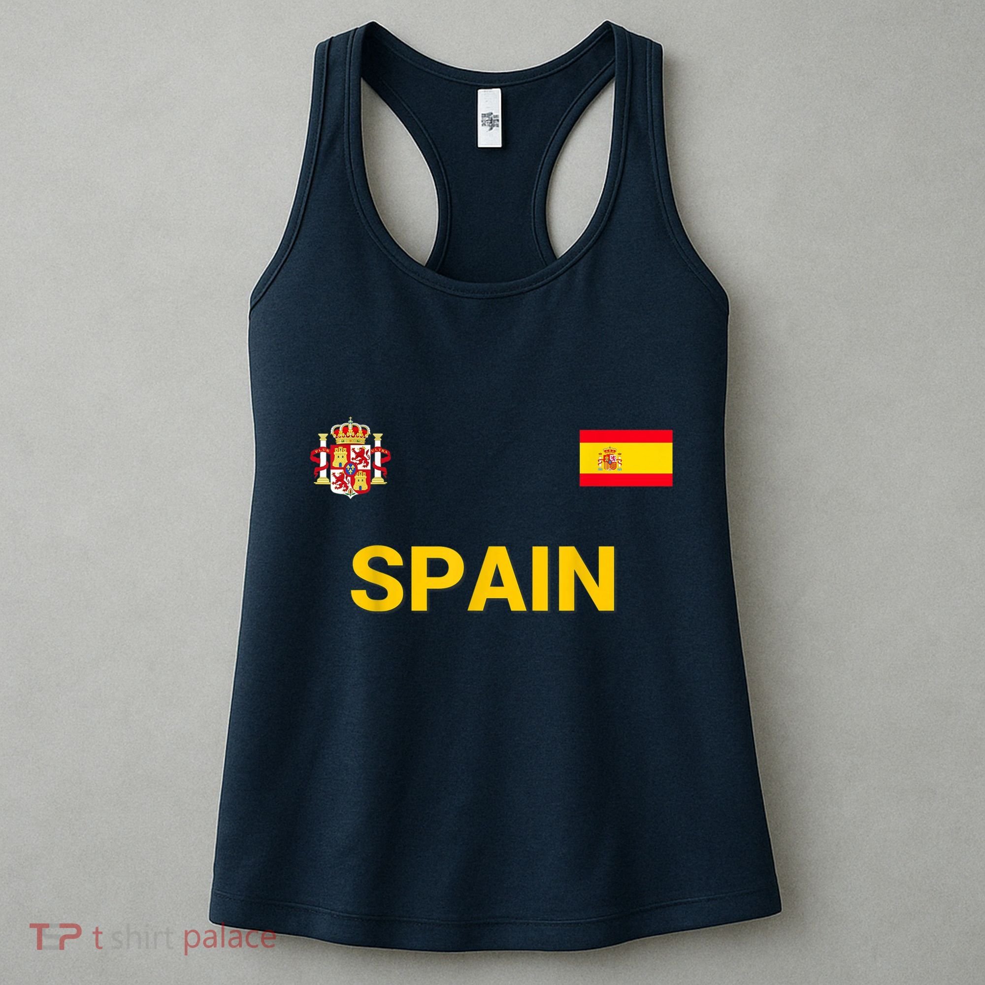 Spain Shirt-Espana Flag Jersey Soccer -Football Women's Tank Top