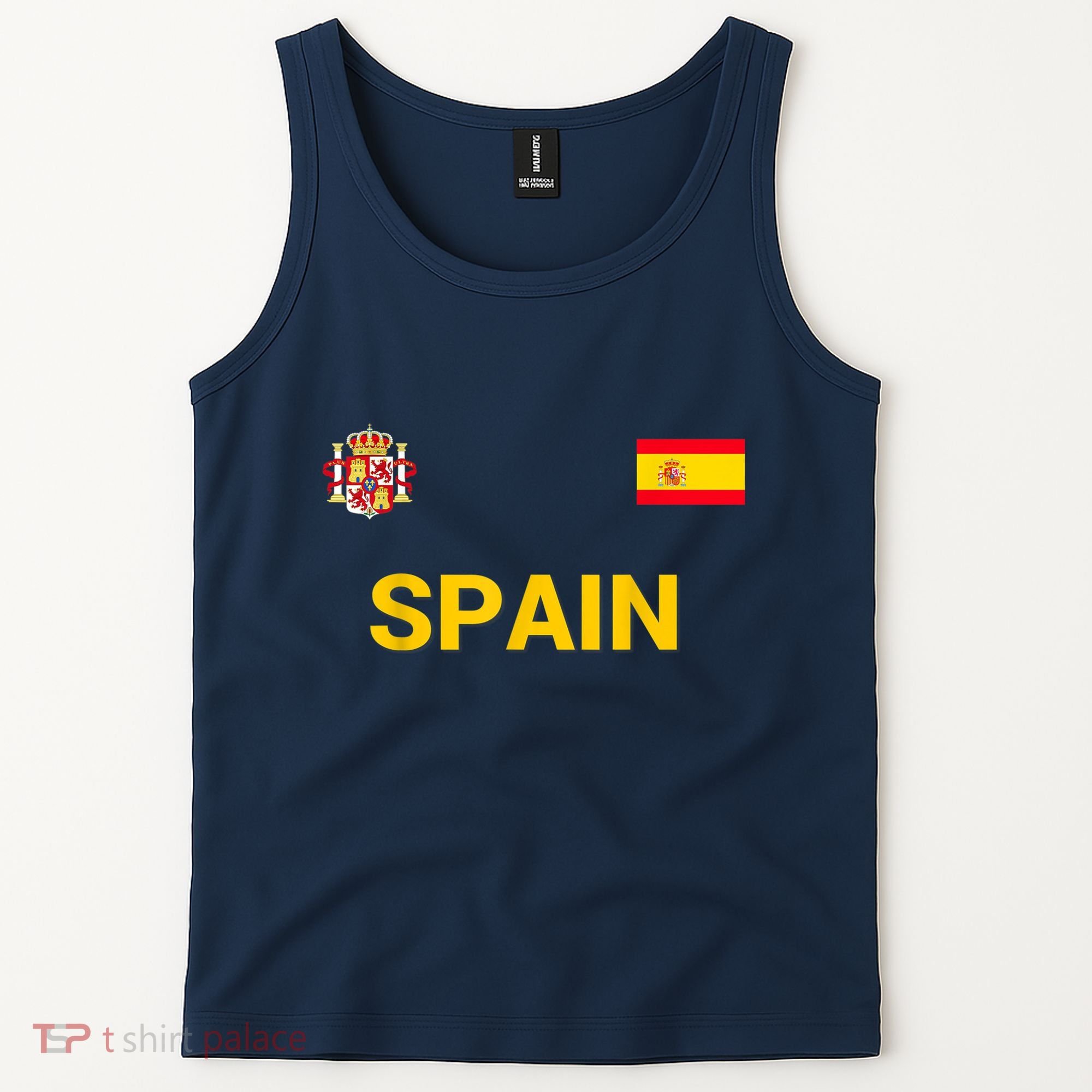 Spain Shirt-Espana Flag Jersey Soccer -Football Tank Top