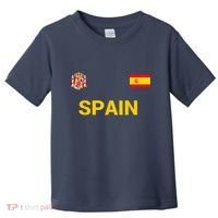 Spain Shirt-Espana Flag Jersey Soccer -Football Toddler T-Shirt thumb 0