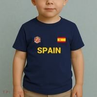 Spain Shirt-Espana Flag Jersey Soccer -Football Toddler T-Shirt thumb 2