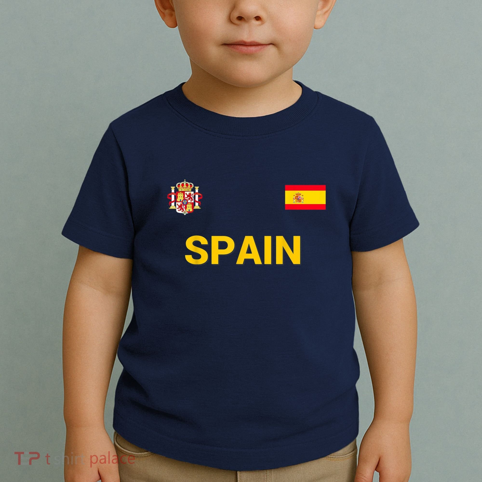 Spain Shirt-Espana Flag Jersey Soccer -Football Toddler T-Shirt