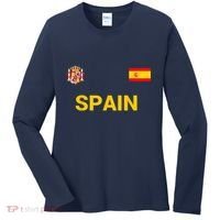 Spain Shirt-Espana Flag Jersey Soccer -Football Women's Long Sleeve Shirt thumb 0