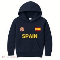 Spain Shirt-Espana Flag Jersey Soccer -Football Kids Hoodie thumb 0
