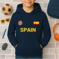 Spain Shirt-Espana Flag Jersey Soccer -Football Kids Hoodie thumb 2