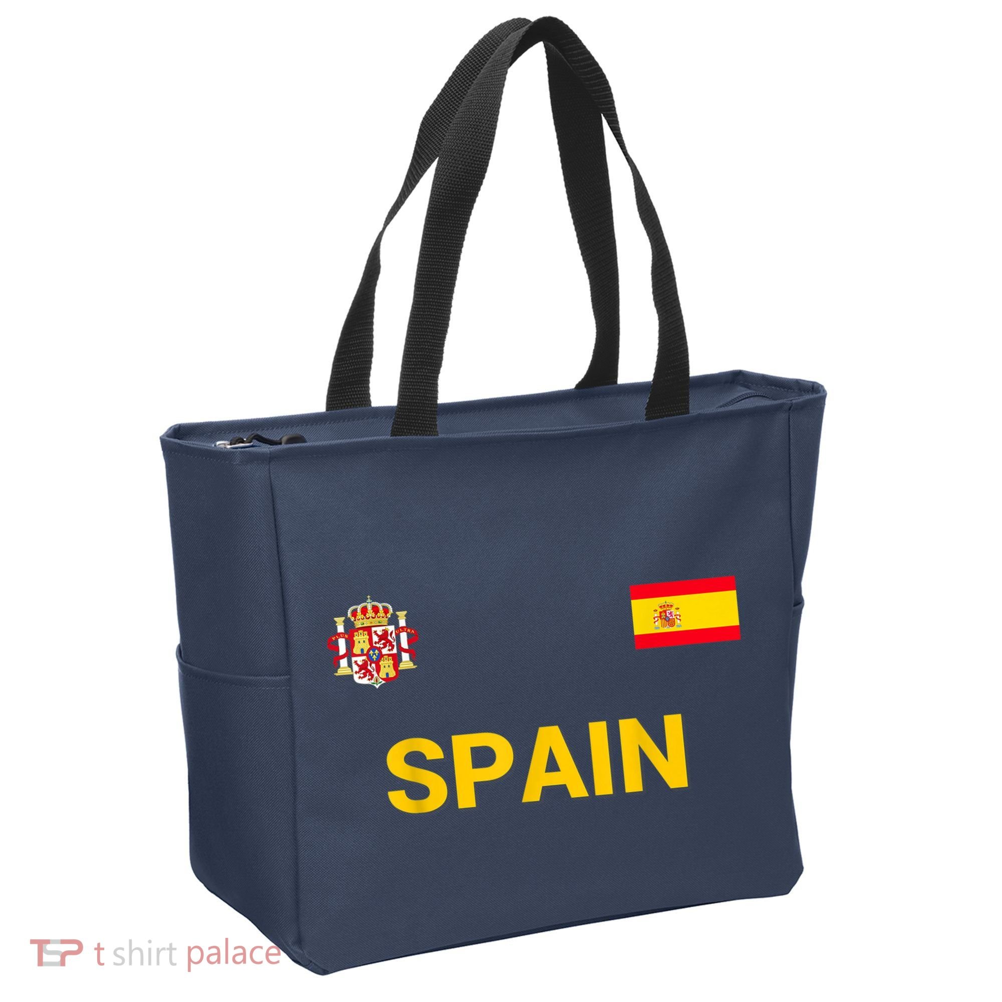 Spain Shirt-Espana Flag Jersey Soccer -Football Tote Bag