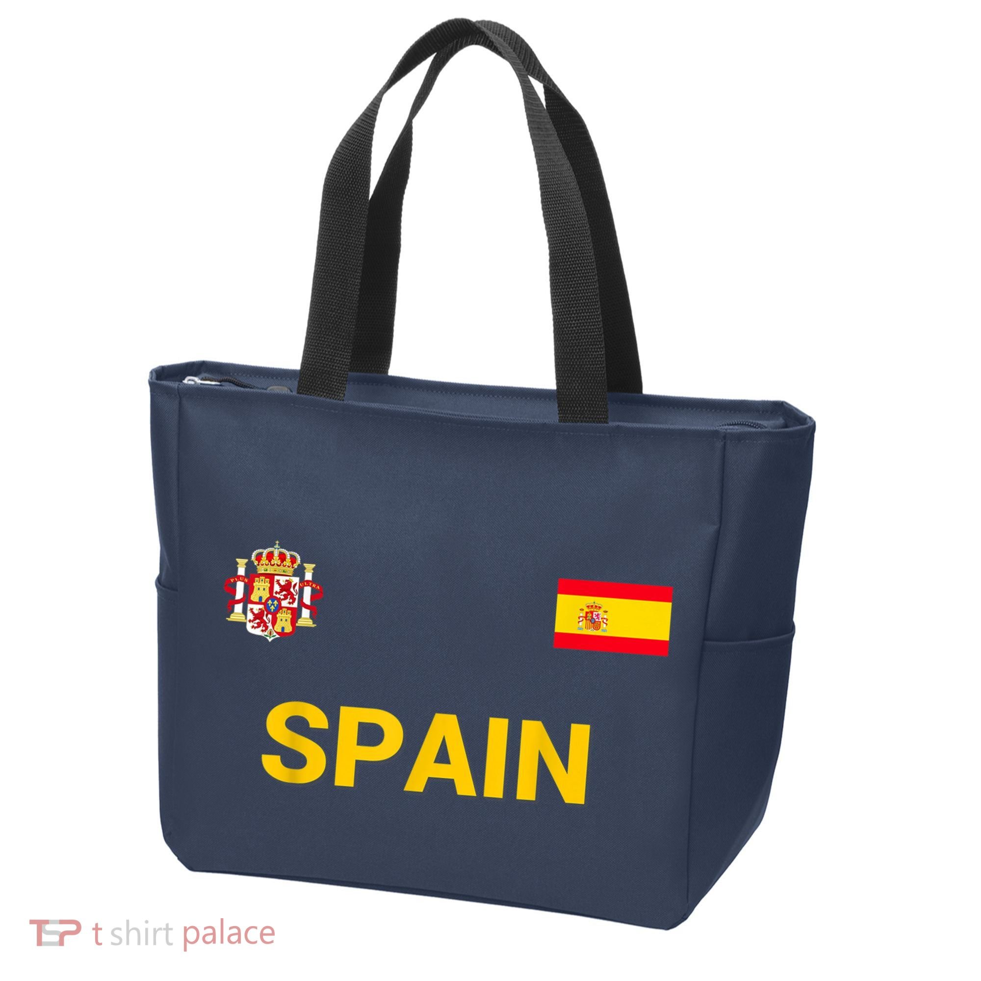 Spain Shirt-Espana Flag Jersey Soccer -Football Tote Bag