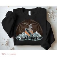 Ski Skull Funny Snowboarding Lover Sweatshirt thumb 2