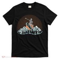 Ski Skull Funny Snowboarding Lover T-Shirt thumb 0
