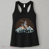 Ski Skull Funny Snowboarding Lover Women's Tank Top thumb 3