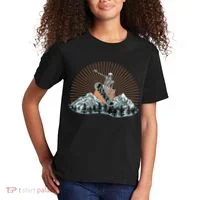 Ski Skull Funny Snowboarding Lover Kids T-Shirt thumb 2