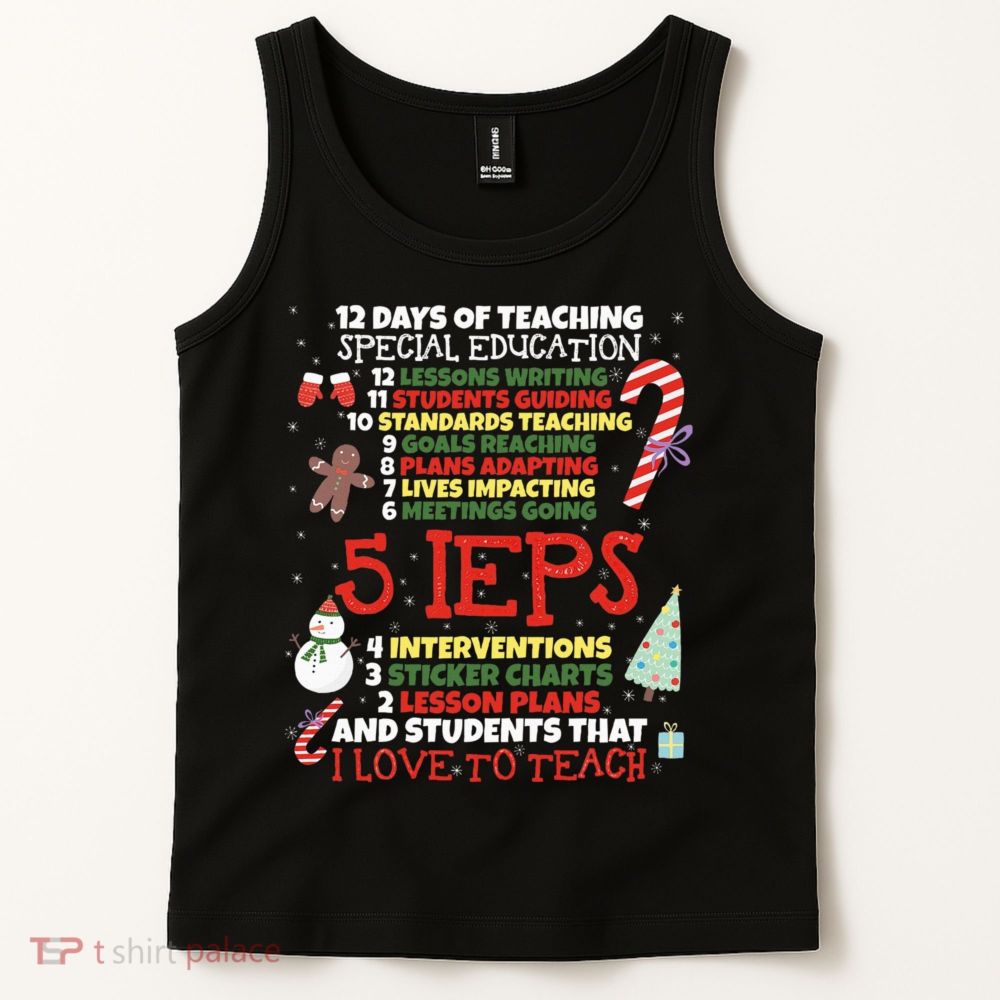 Sped School Funny Special Education Teacher Gift Tank Top