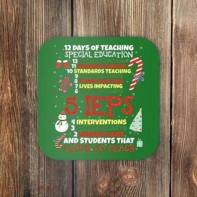 Sped School Funny Special Education Teacher Gift Coaster