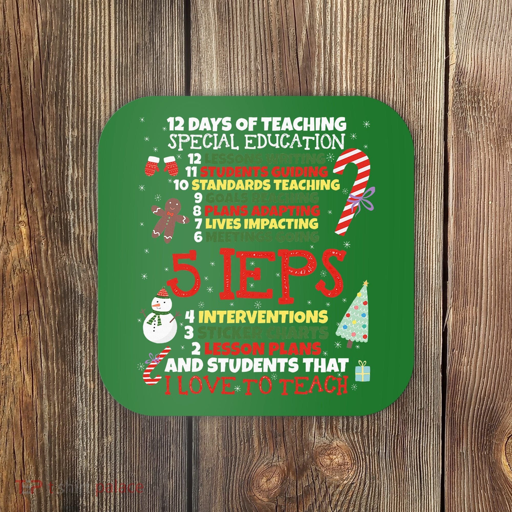 Sped School Funny Special Education Teacher Gift Coaster