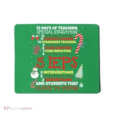 Sped School Funny Special Education Teacher Gift Mousepad