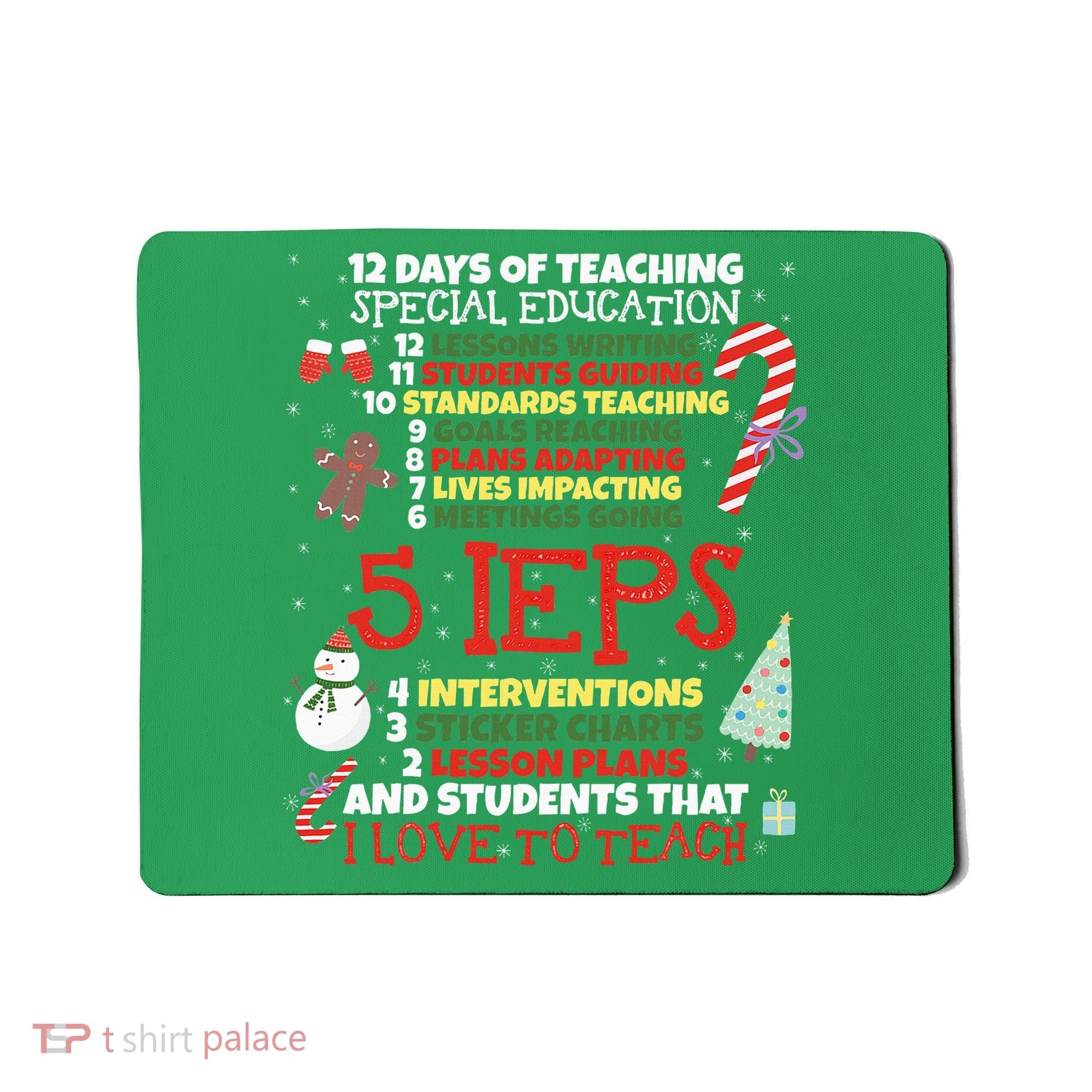 Sped School Funny Special Education Teacher Gift Mousepad