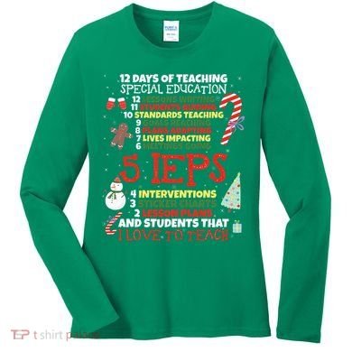 Sped School Funny Special Education Teacher Gift Women's Long Sleeve Shirt