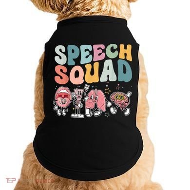 Speech Squad Funny Speech Therapy Speech Pathologist Doggie Tank