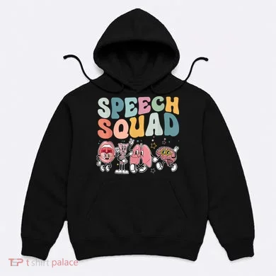 Speech Squad Funny Speech Therapy Speech Pathologist Hoodie