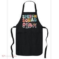Speech Squad Funny Speech Therapy Speech Pathologist Apron thumb 0