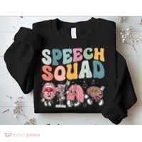 Speech Squad Funny Speech Therapy Speech Pathologist Sweatshirt thumb 2