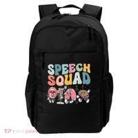 Speech Squad Funny Speech Therapy Speech Pathologist Backpack thumb 0
