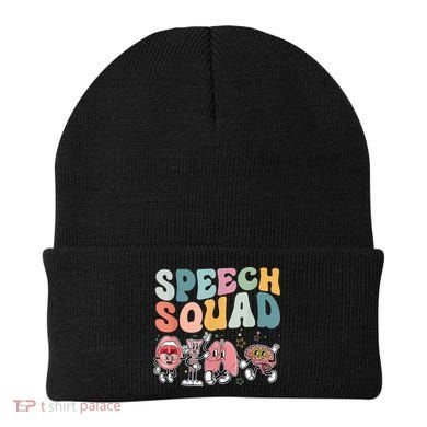 Speech Squad Funny Speech Therapy Speech Pathologist Beanie
