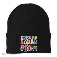 Speech Squad Funny Speech Therapy Speech Pathologist Beanie thumb 0
