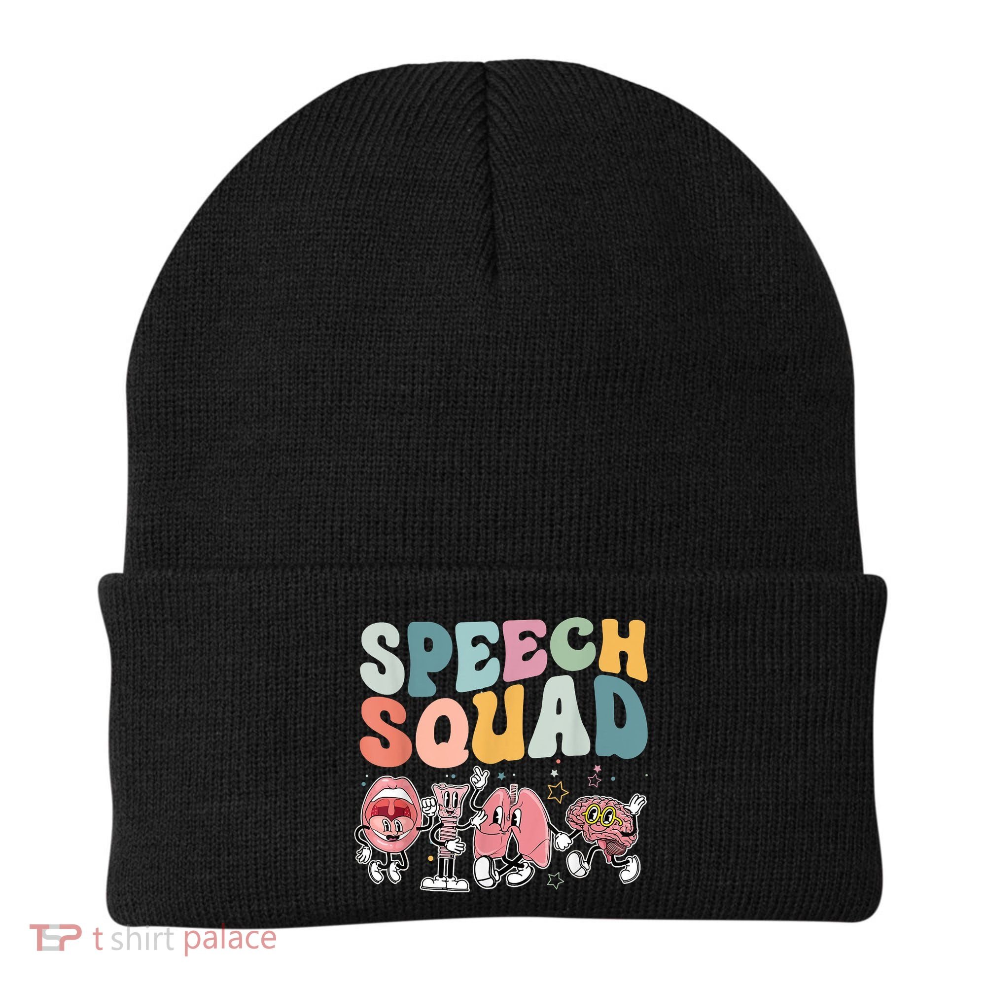Speech Squad Funny Speech Therapy Speech Pathologist Beanie