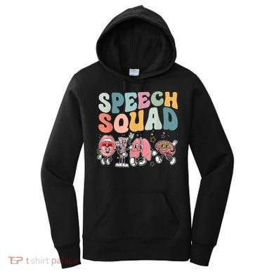 Speech Squad Funny Speech Therapy Speech Pathologist Women's Hoodie