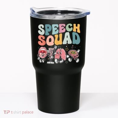 Speech Squad Funny Speech Therapy Speech Pathologist Tumbler