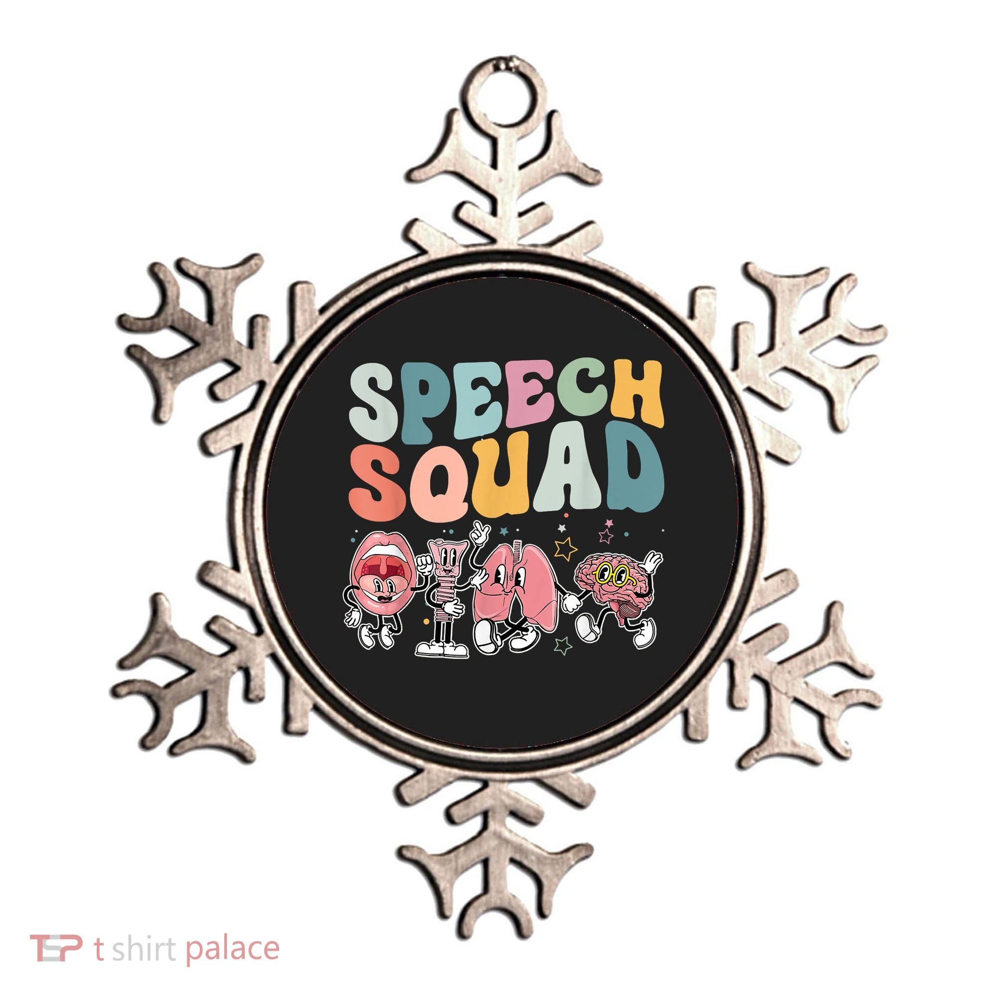 Speech Squad Funny Speech Therapy Speech Pathologist Ornament