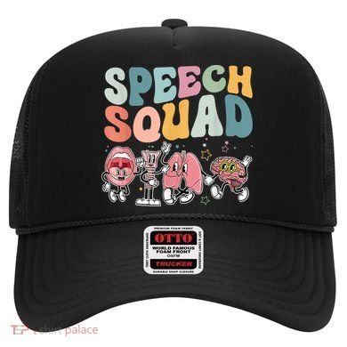 Speech Squad Funny Speech Therapy Speech Pathologist Hat