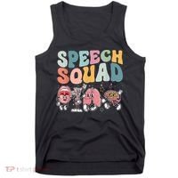 Speech Squad Funny Speech Therapy Speech Pathologist Tank Top thumb 0