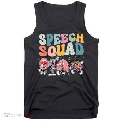 Speech Squad Funny Speech Therapy Speech Pathologist Tank Top