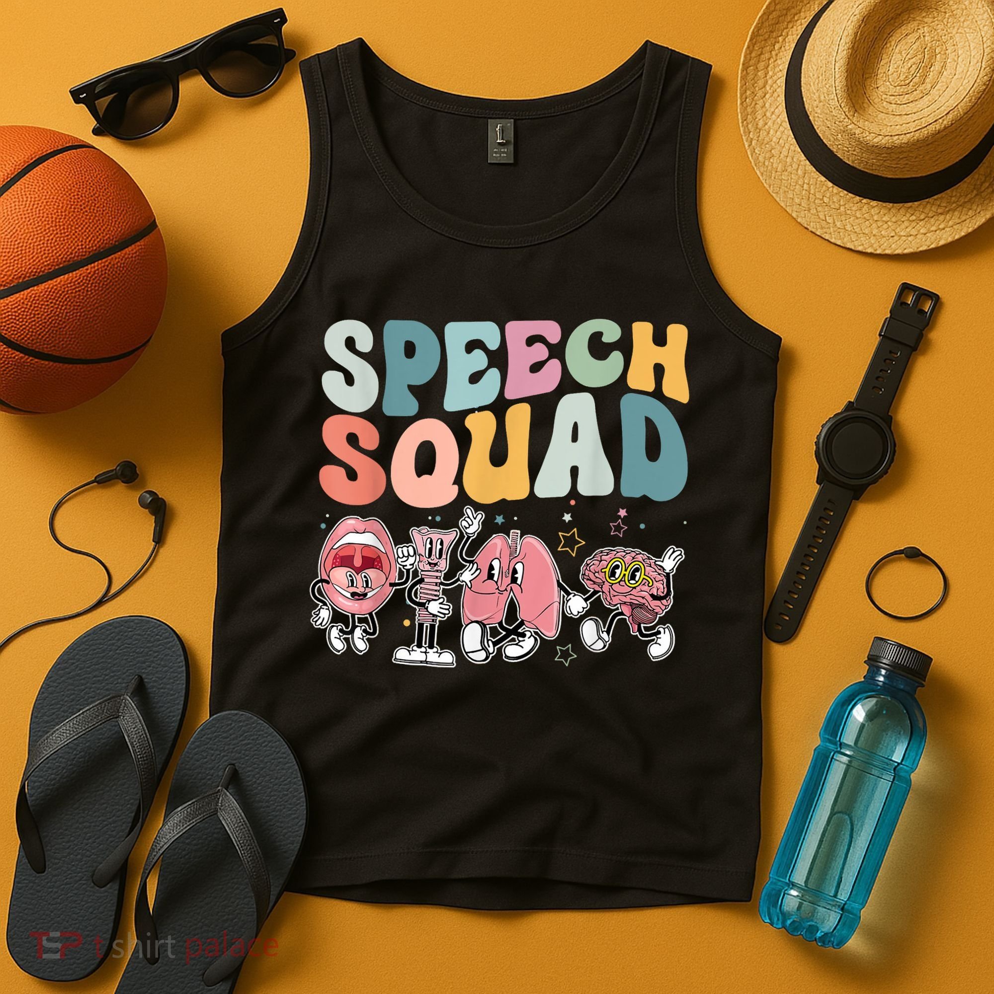Speech Squad Funny Speech Therapy Speech Pathologist Tank Top
