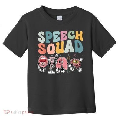 Speech Squad Funny Speech Therapy Speech Pathologist Toddler T-Shirt