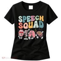Speech Squad Funny Speech Therapy Speech Pathologist Women's T-Shirt thumb 0