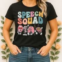 Speech Squad Funny Speech Therapy Speech Pathologist Women's T-Shirt thumb 2