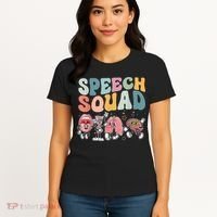 Speech Squad Funny Speech Therapy Speech Pathologist Women's T-Shirt thumb 4