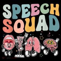 Speech Squad Funny Speech Therapy Speech Pathologist Kids Sweatshirt thumb 2